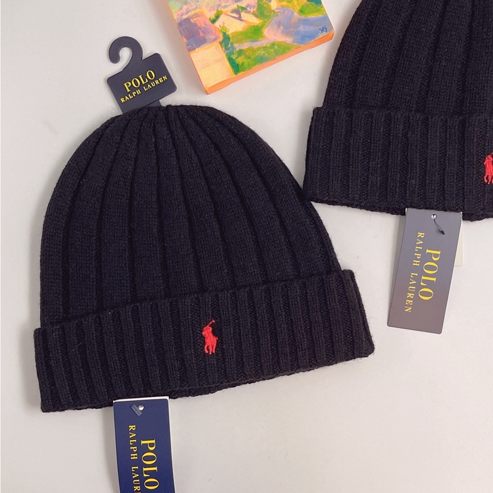 Polo Ralph Lauren Pony Lambs Wool Knit Beanie